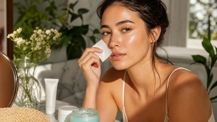 Pelle lucida con il caldo: la routine semplice senza coprire tutto