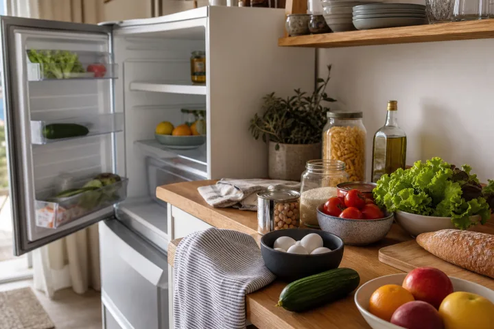 Cucina minima in casa vacanza: 10 ingredienti furbi per una settimana
